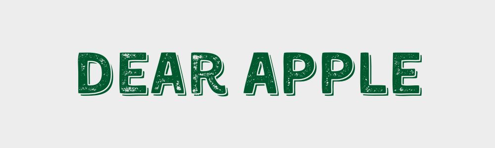 Dear APPLE